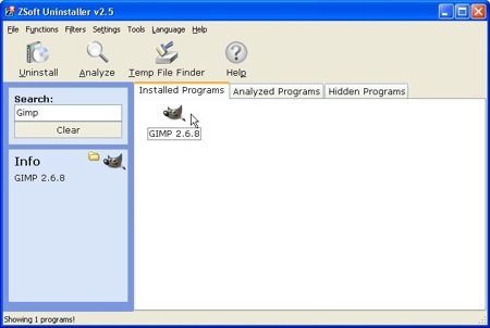 ZSoft Uninstaller