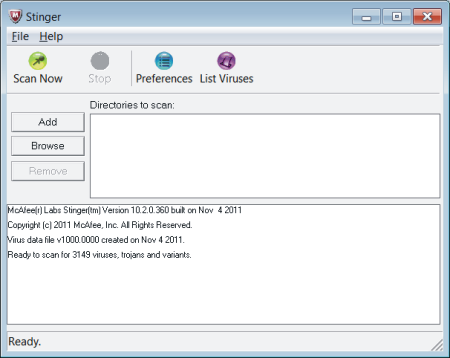 McAfee AVERT Stinger