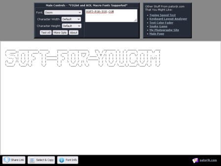 Text to ASCII Art Generator (TAAG)