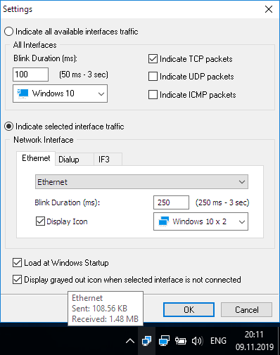 Network Activity Indicator