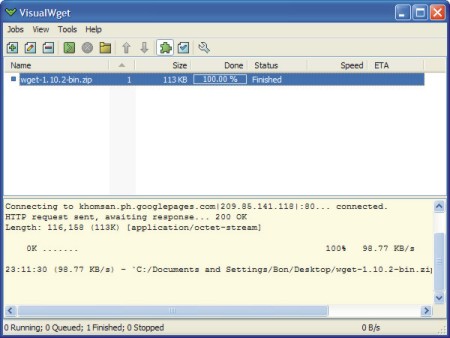 VisualWget