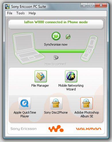 Sony Ericsson PC Suite