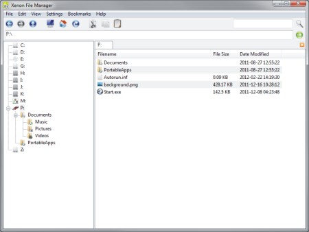 Xenon File Manager Portable