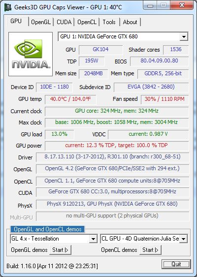 GPU Caps Viewer