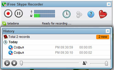 iFree Skype Recorder