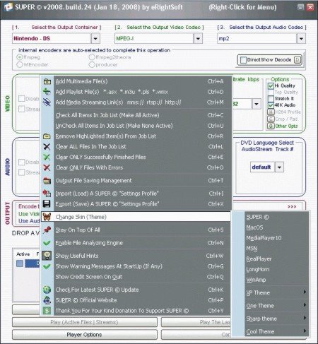Simplified Universal Player Encoder & Renderer (SUPER)
