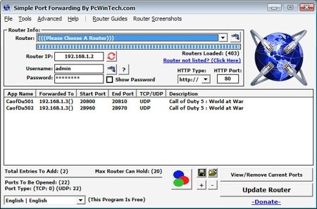 Simple Port Forwarding