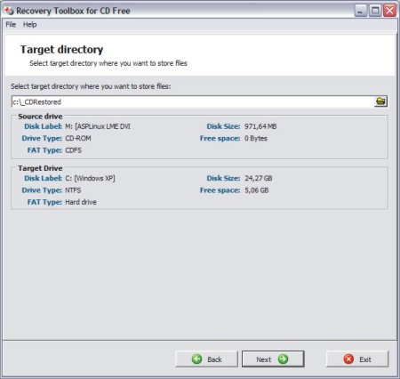 Recovery Toolbox for CD Free