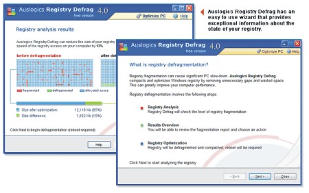 Auslogics Registry Defrag
