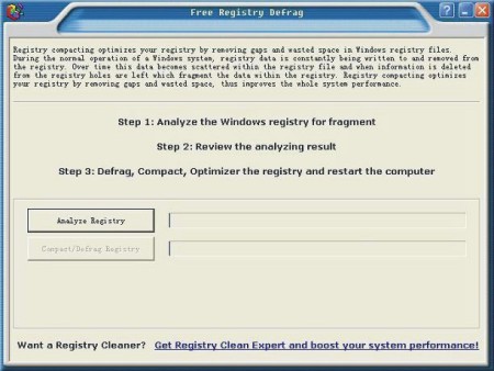 Free Registry Defrag
