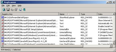 RegScanner