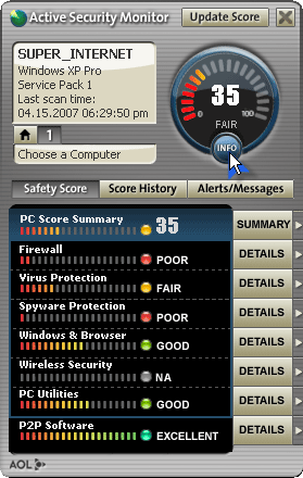 Active Security Monitor